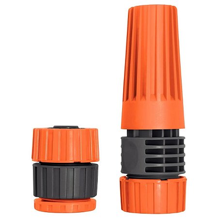 Conjunto Engate e Esguicho Rosqueado para Mangueira 1/2" 78579500 Tramontina