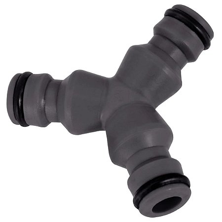 Derivação Y em Plástico para 3 Engates Rápidos para Mangueiras 1/2", 5/8" e 3/4" 78504000 Tramontina