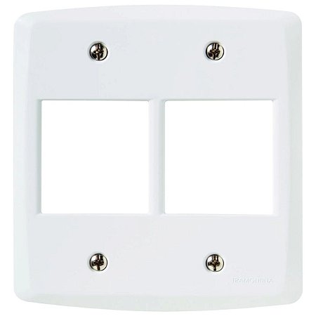 Placa 4x4 4 Postos Lux² Branca 57105/026 Tramontina