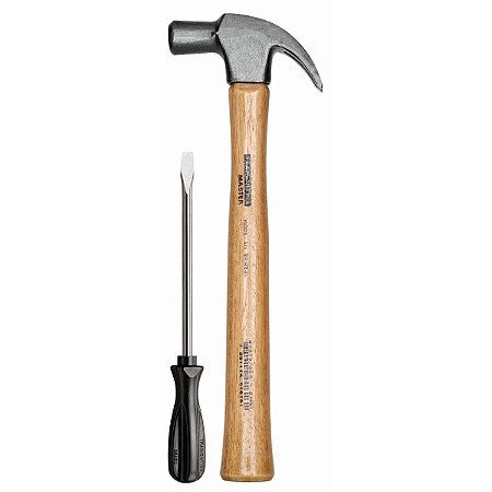 Kit Martelo 25MM com Chave Fenda 1/8x3" 43408042 Tramontina