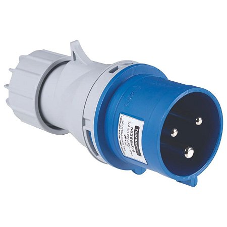 Plugue Móvel Industrial 2P+T 32A 220-250Vca 6H Tramontina