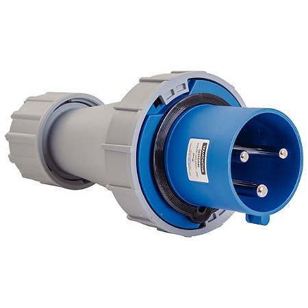 Plugue Móvel Industrial 2P+T 63A 220-250Vca 6H Tramontina