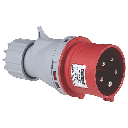 Plugue Móvel Industrial 3P+N+T 32A 380-415Vca 6H Tramontina