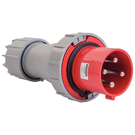Plugue Móvel Industrial 3P+T 125A 380-415Vca 6H Tramontina