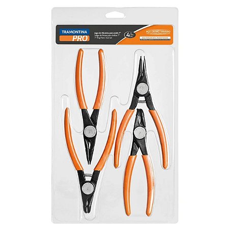 Jogo de Alicates para Anéis 4 Peças 44011/504 Tramontina
