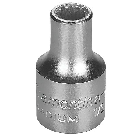 Soquete Estriado 12MM com Encaixe 1/2" 44833/112 Tramontina