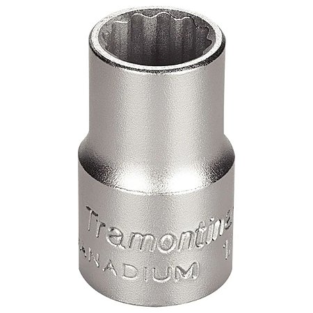 Soquete Estriado 14MM com Encaixe 1/2" 44833/114 Tramontina Pro