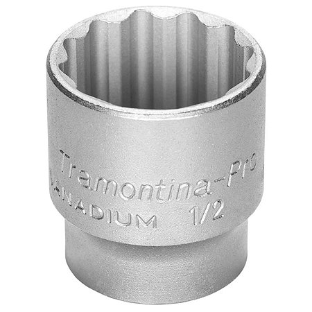 Soquete Estriado 22MM com Encaixe 1/2" 44833/122 Tramontina