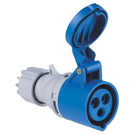 Tomada de Acoplamento Industrial 2P+T 16 A 220-250Vca 6H Tramontina