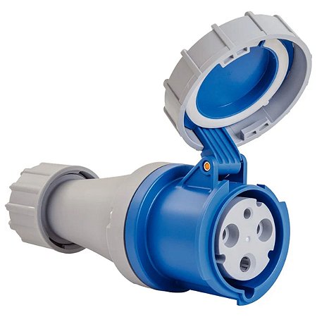 Tomada de Acoplamento Industrial 2P+T 63 A 220-250Vca 6H Tramontina