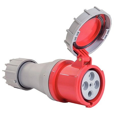 Tomada de Acoplamento Industrial 3P+T 125 A 380-415Vca 6H Tramontina