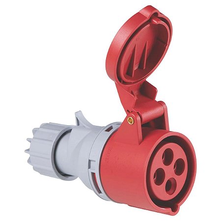 Tomada de Acoplamento Industrial 3P+T 16 A 380-415Vca 6H Tramontina