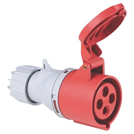 Tomada de Acoplamento Industrial 3P+T 32 A 380-415Vca 6H Tramontina