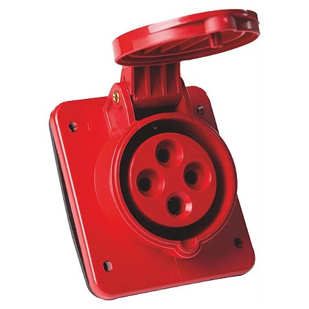 Tomada de Embutir Industrial 3P+T 32 A 380-415Vca 6H Tramontina