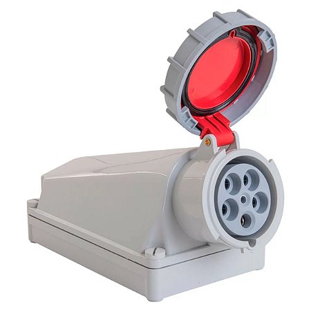 Tomada de Sobrepor Industrial 3P+N+T 125 A 380-415Vca Tramontina