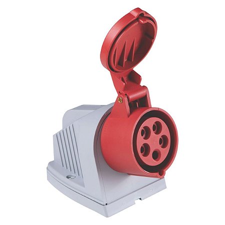 Tomada de Sobrepor Industrial 3P+N+T 16 A 380-415Vca 6H Tramontina