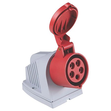 Tomada de Sobrepor Industrial 3P+N+T 32 A 380-415Vca 6H Tramontina