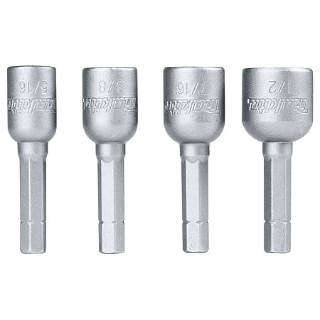 Kit Soquetes Magnético Encaixe Sextavado 4 Peças B-59265 Makita