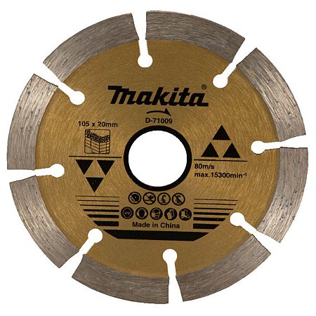 Disco Diamantado 105x20MM para Concreto D-71009 Makita