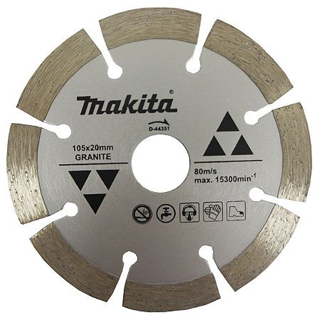Disco Diamantado 105x20MM para Granito D-44351 Makita