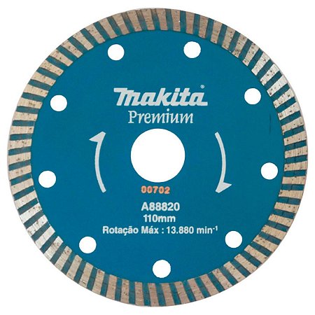 Disco Diamantado 110x20MM para Mármore e Granito A-88820 Makita