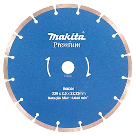 Disco Diamantado Segmentado 230MM para Concreto B-06301 Makita