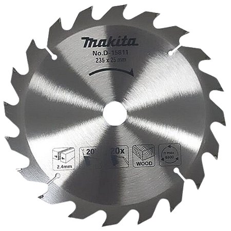 Disco 235x25MM 20 Dentes para Serra Circular D-15811 Makita