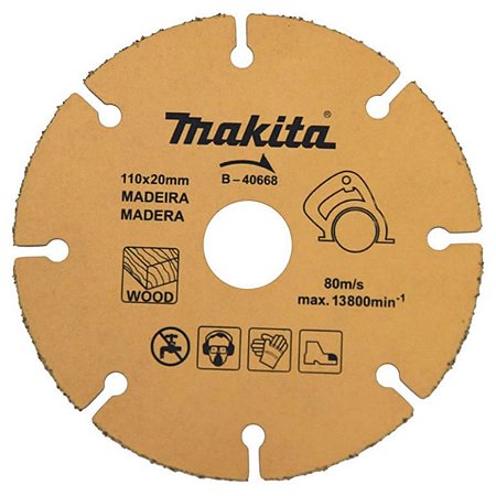 Disco 110MM de Tungstênio para Serra B-40668 Makita