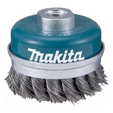 Escova de Aço 100MM Tipo Copo Trançado D-55223 Makita