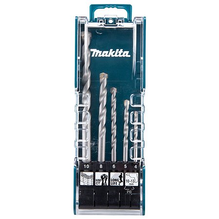 Kit Broca para Concreto 5 Peças E-11536 Makita
