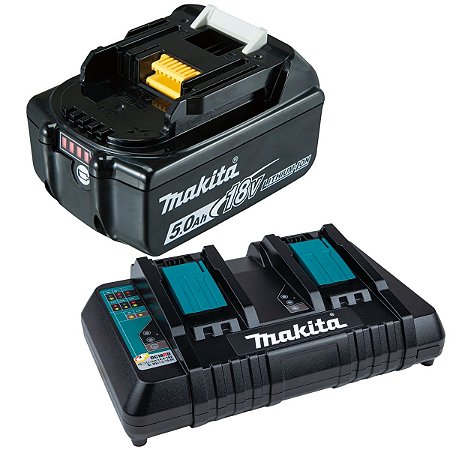 Kit 4 Baterias 18V 197280-8 com 1 Carregador 196928-9 Makita