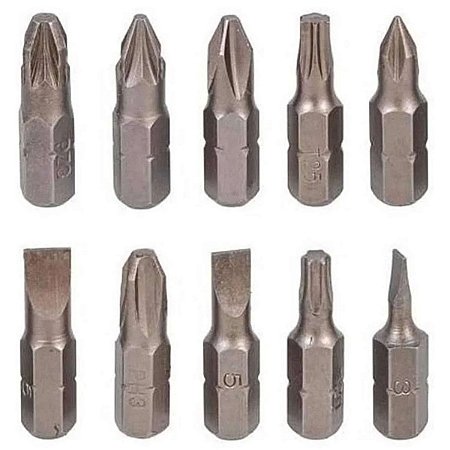Ponta Bits Jogo com 10 Peças D-15693 Makita