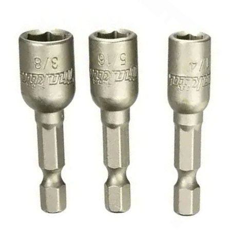 Soquetes Magnético 1/4" 5/16" e 3/8" B-38847 Makita