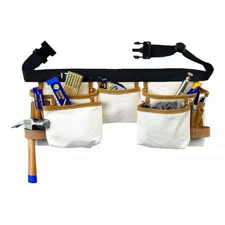Cinto para Ferramentas em Lona com 10 Bolsos IW14086 Irwin