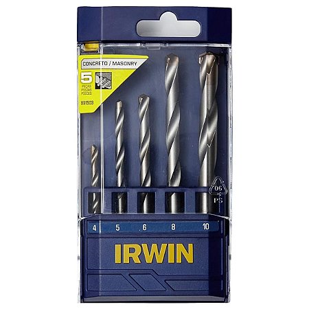 Conjunto de Brocas  5 Peças 4-10MM 891503 Irwin