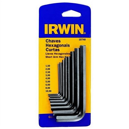 Conjunto Chave Allen Longa 9Peças1,5 A 10MM IW10749 Irwin