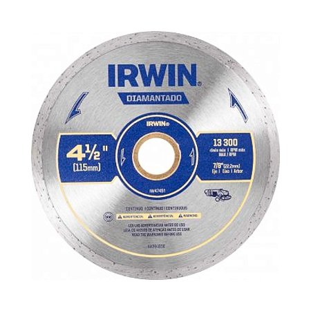 Disco Diamantado Contínuo 115x22,2mm IW47451 Irwin