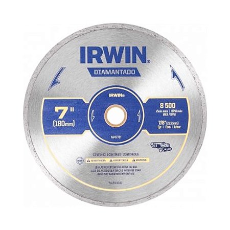 Disco Diamantado Contínuo 180x22,2mm IW47701 Irwin