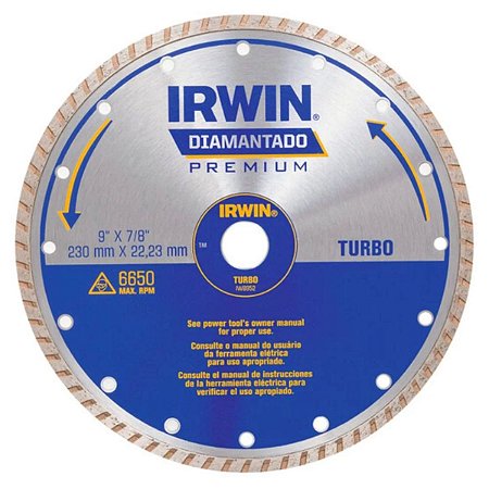 Disco Diamantado Segmento 230X22,2MM IW47902 Irwin