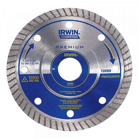 Disco Diamantado Turbo 115X22,2MM IW47450 Irwin
