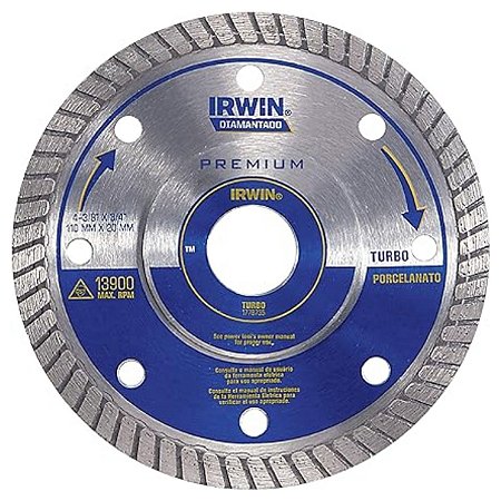 Disco DiamantadoTurbo Premium 110X20MM POR 1778735 Irwin