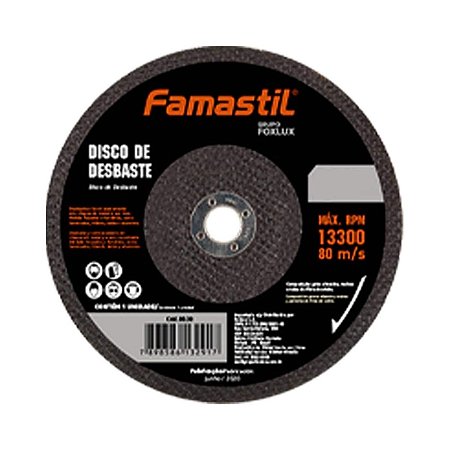 Disco de Desbaste 7x1/4x7/8 80.31 Famastil