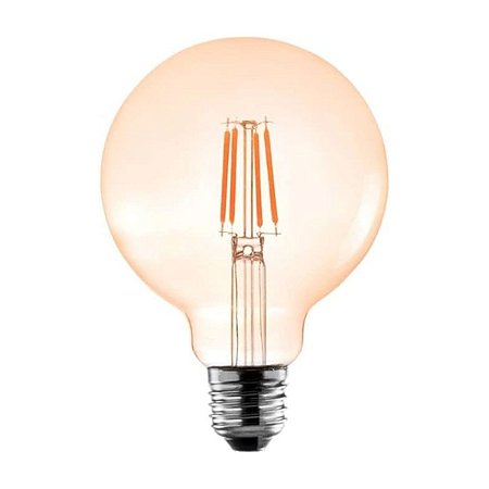 Lâmpada Filamento Globo 04W E27 G95 Bivolt LED 90.119 Foxlux