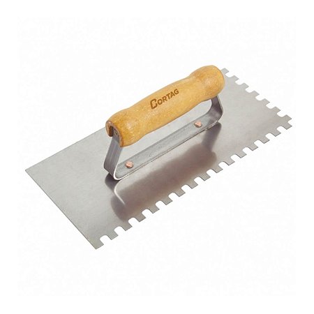 CORTAG DESEMPENADEIRA ACO DENT. 12CMX25,6CM C/DENTE 8X8MM