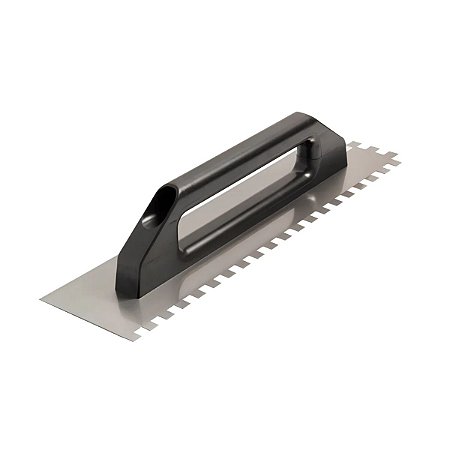 Desempenadeira Inox 28CM Dentada 12x12MM Cabo Adi Cortag
