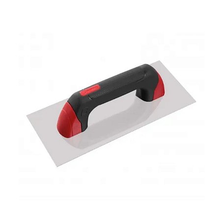 Desempenadeira Inox Lisa com Cabo Fehado Emborrachado Cortag