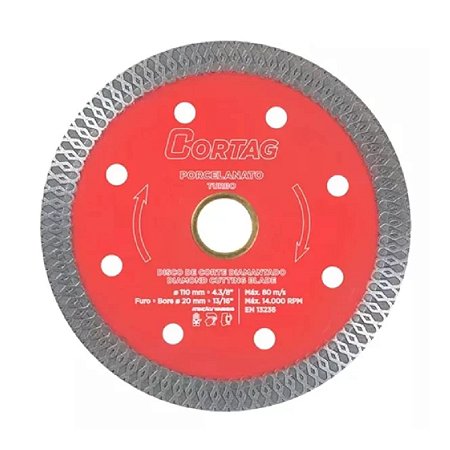 Disco Diamantado Turbo Best Quality 110X20MM Turbo