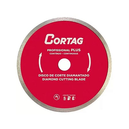Disco Diamantado Profissional Plus 254MMX25,4MM Cortag