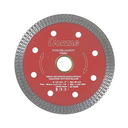 Disco Diamantado Corte para Porcelanato Best Quality 110X20 Cortag