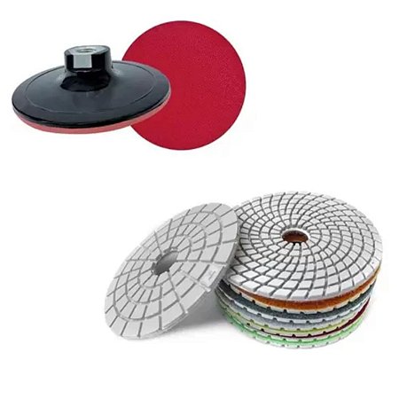 Disco Diamantado para Polimento Seco/Úmido 100MM Cortag